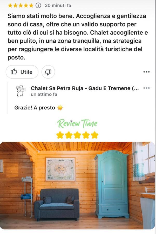 Chalet Sa Petra Ruja - Gadu E Tremene Siniscola Luaran gambar